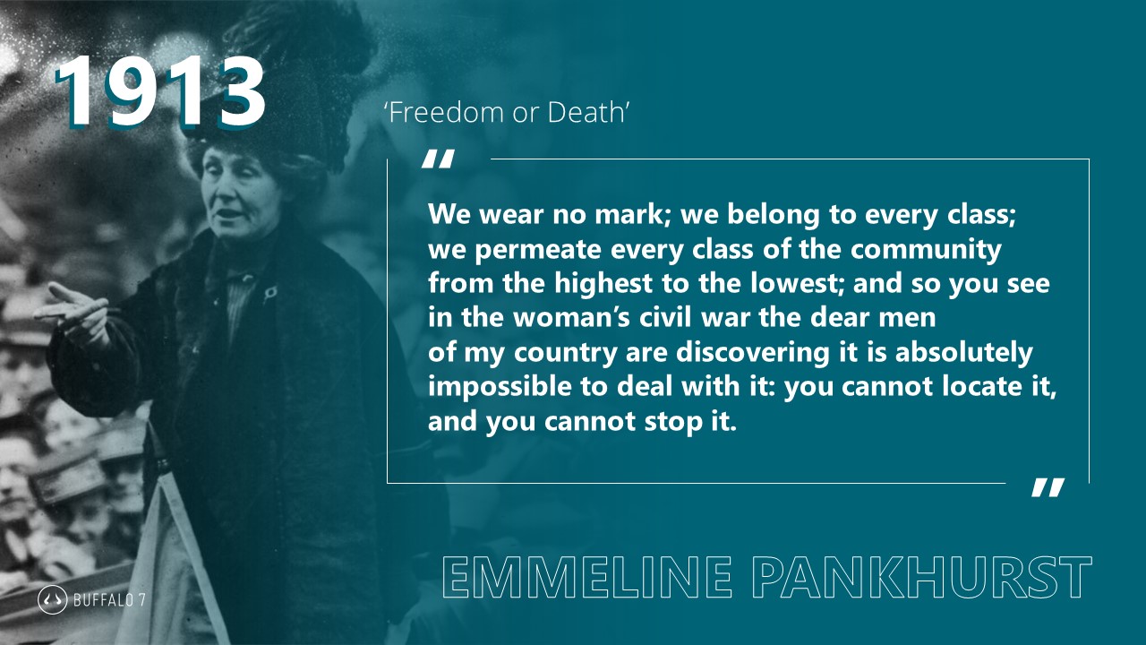 Emmeline Pankhurst quote