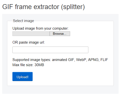 GIF frame extractor