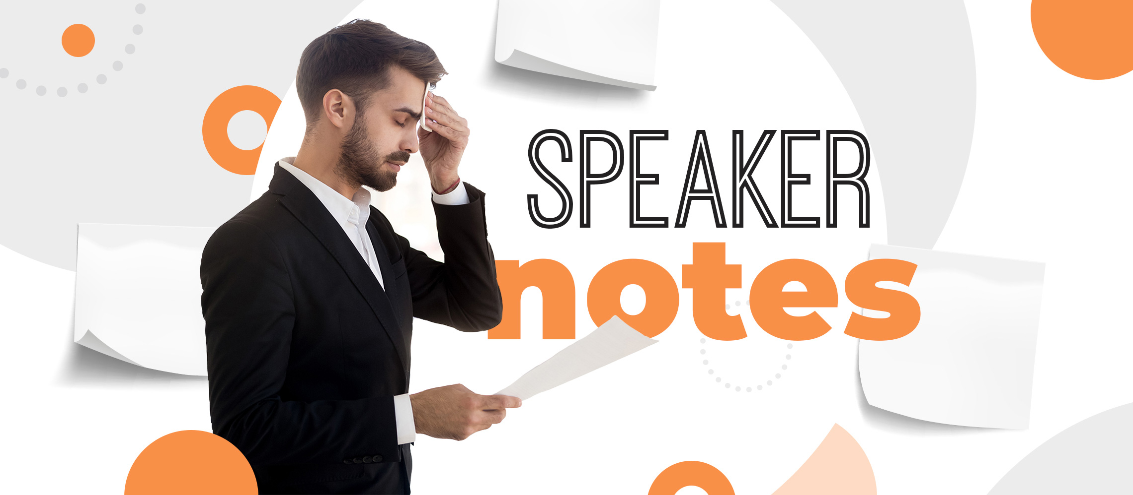 how to use speaker notes during presentation