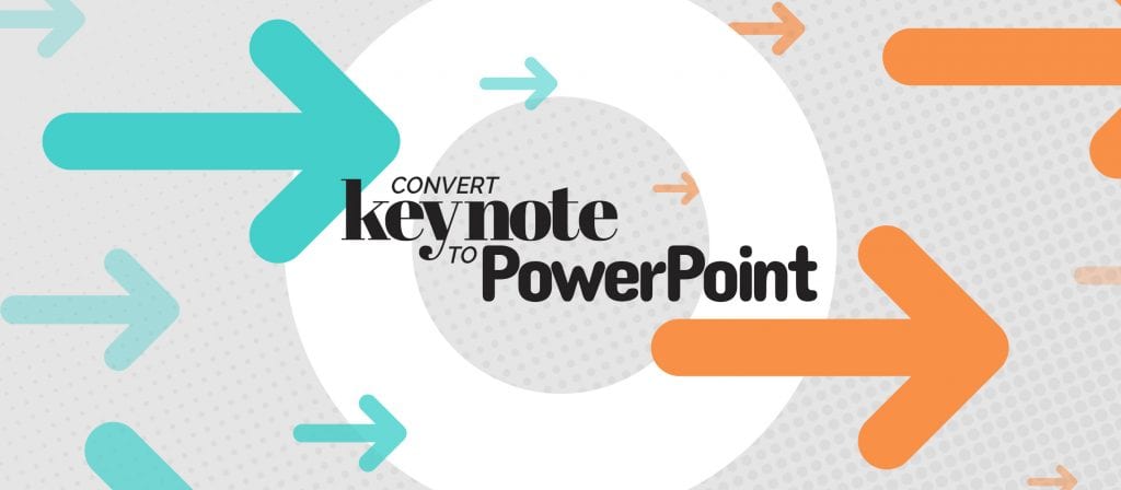 how to convert key presentation to ppt