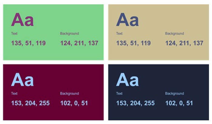 Accessible colours in PowerPoint