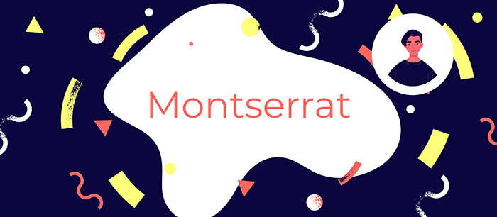 Montserrat presentation font