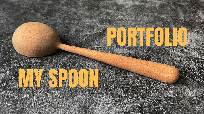 Spoon whittling presentation slide