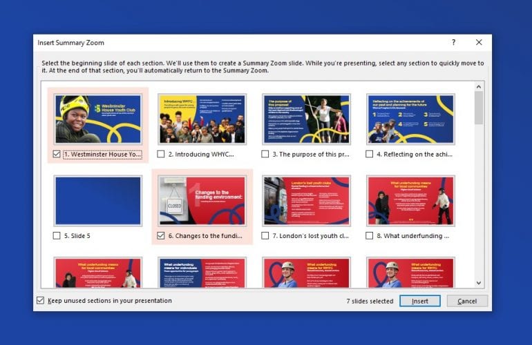 How to use Zoom in PowerPoint for interactive presentations Buffalo 7