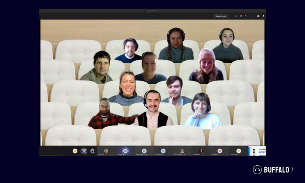 Microsoft Teams view when sharing PPT