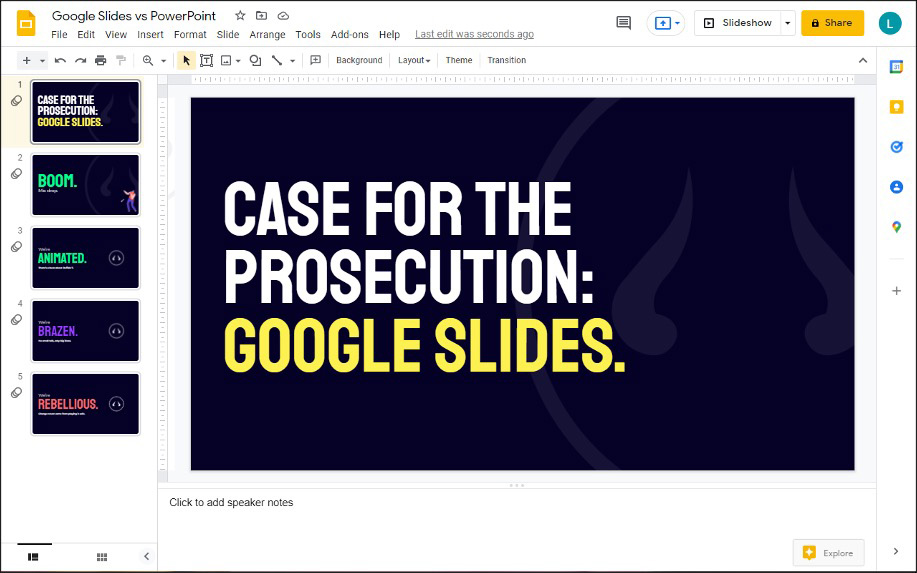 Google Slides presentation