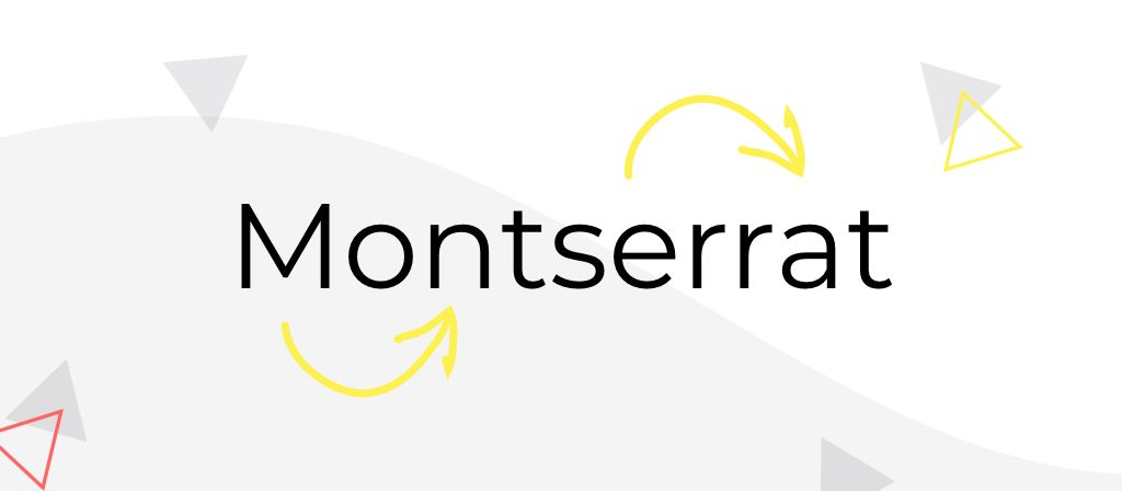 Montserrat presentation font