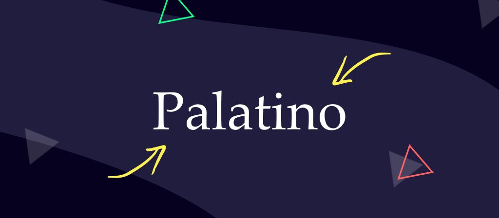 Palatino font