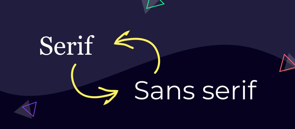 Serif vs Sans serif