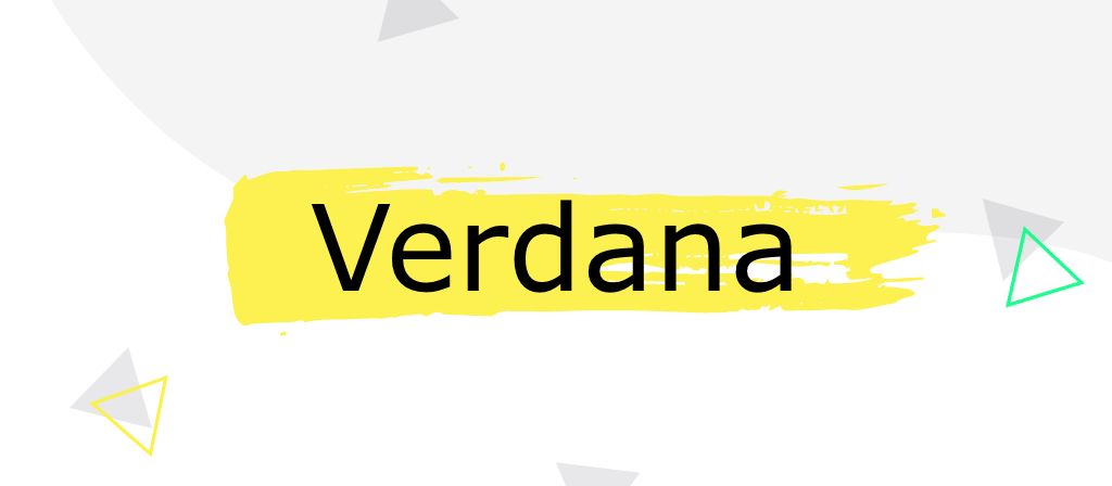 Verdana font for PowerPoint